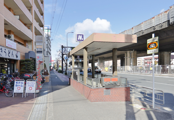 大阪メトロ谷町線「長原」駅４番出口